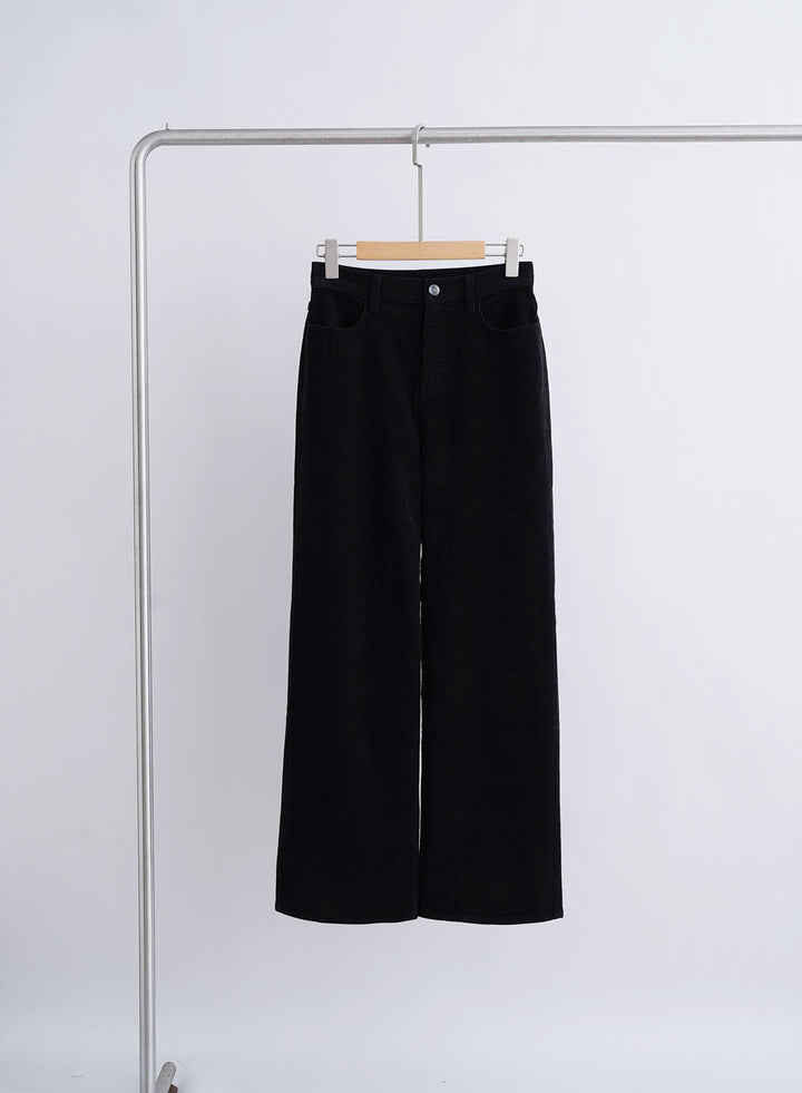Women Comfortable and Wide Corduroy Pants Mune Fashion