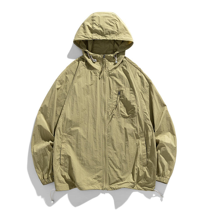Men's Lightweight Windbreaker with Hood