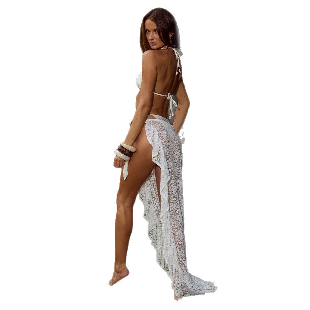Ladies romantic lace bikini cover-up Mune Fashion