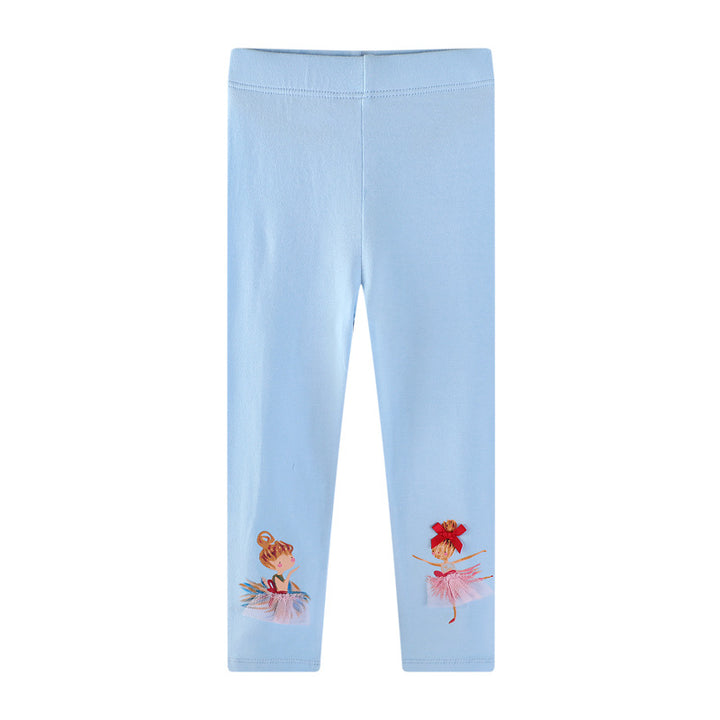 Girls leggings with ballet motif Mune Fashion