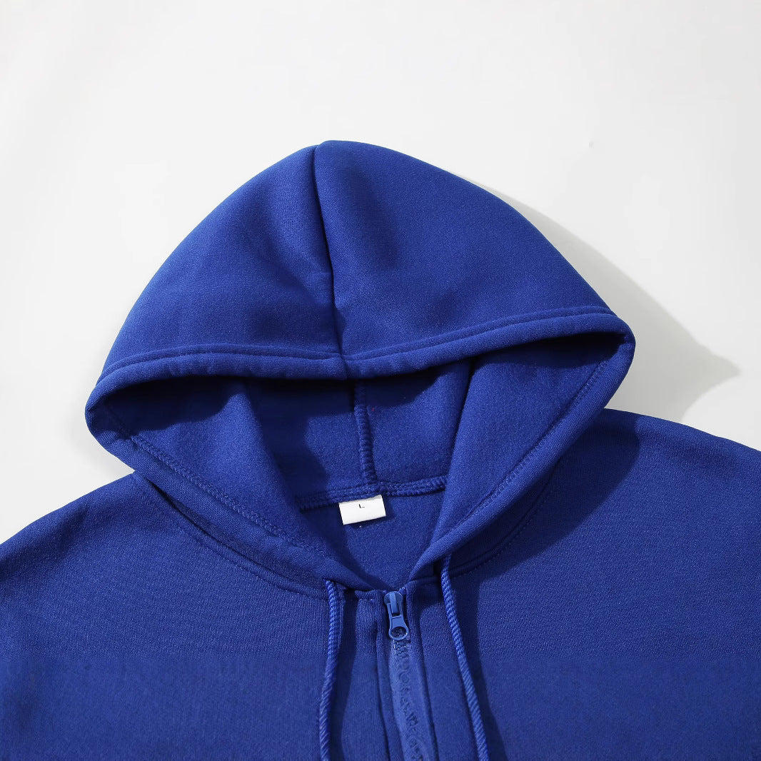 Men's Nano Slim-Fit Hoodie Sweat Jacket with central zipper, double-layered hood and practical side pockets Mune Fashion