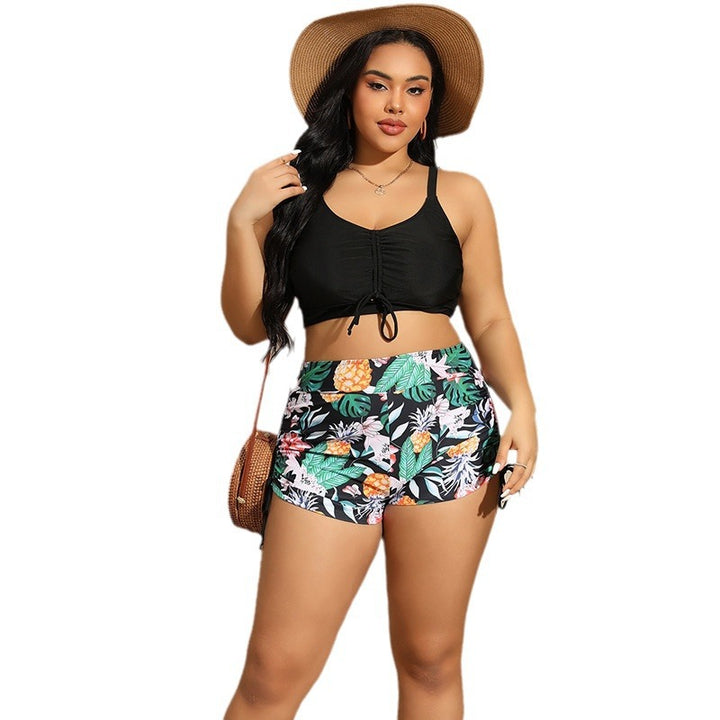 Women’s swimsuit set with fashionable ruffle design and floral print Mune Fashion