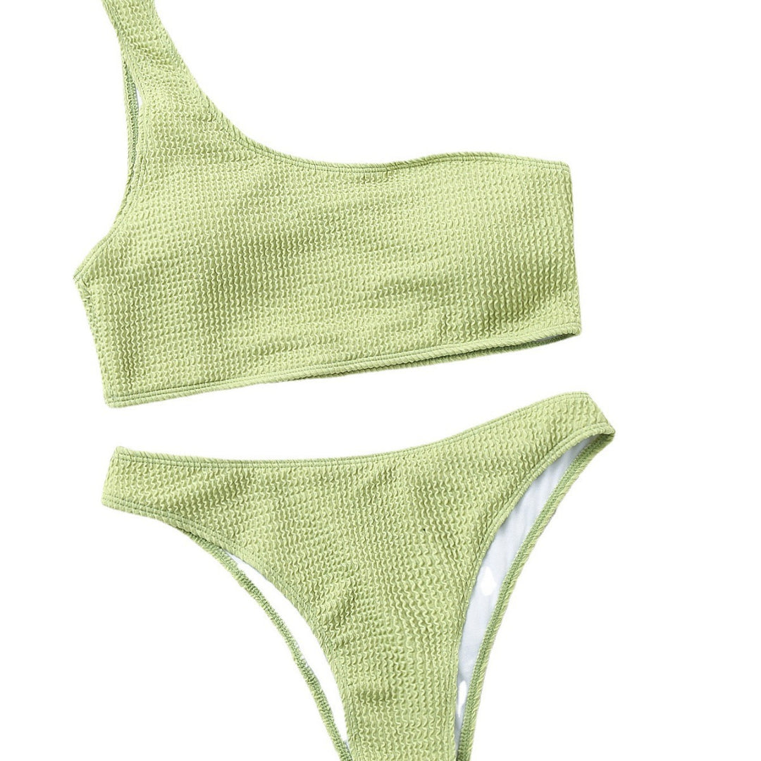 Women One Shoulder Bikini Mune Fashion