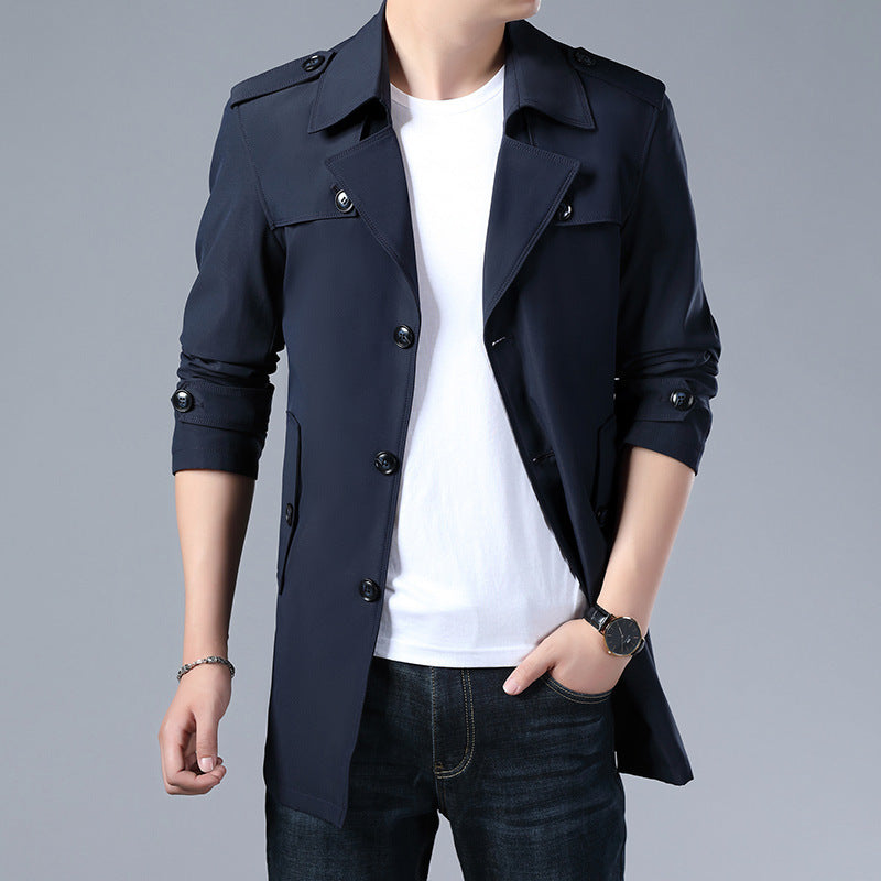 Men's fashionable and elegant trench coat jacket Mune Fashion