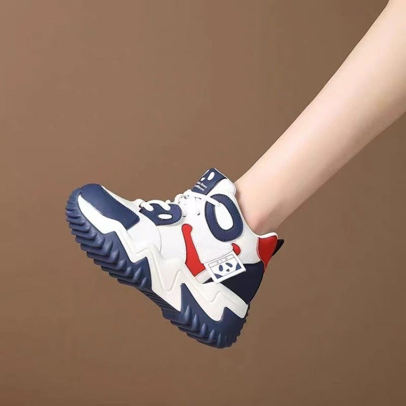 Ladies High-Top Sneakers with unconventional design and non-slip sole Mune Fashion