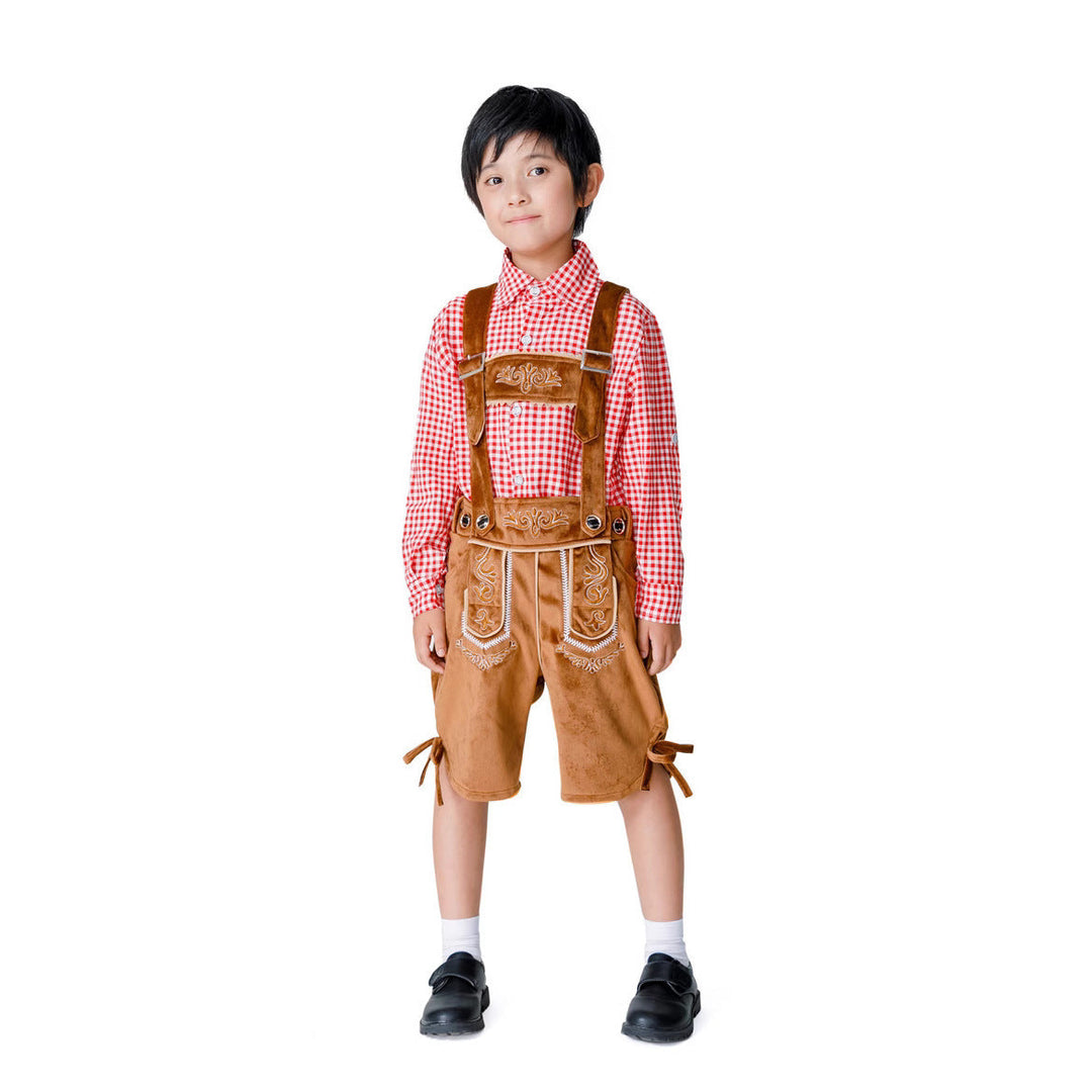 Boys' traditional shorts with elegant embroidery Mune Fashion