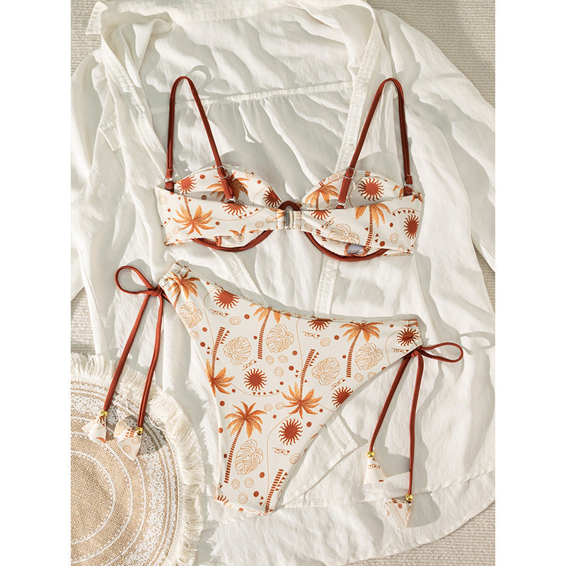 Women's Modern Bikini with Refined Lacing Details Mune Fashion