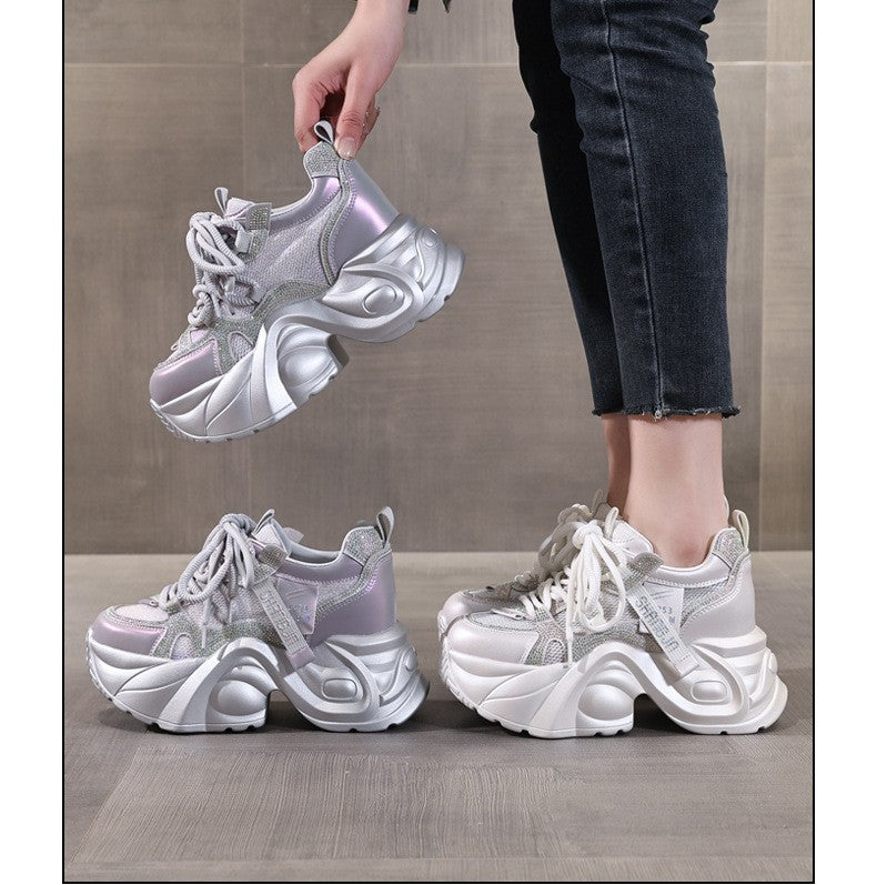 Ladies Chunky Sneakers with futuristic design and breathable upper material Mune Fashion