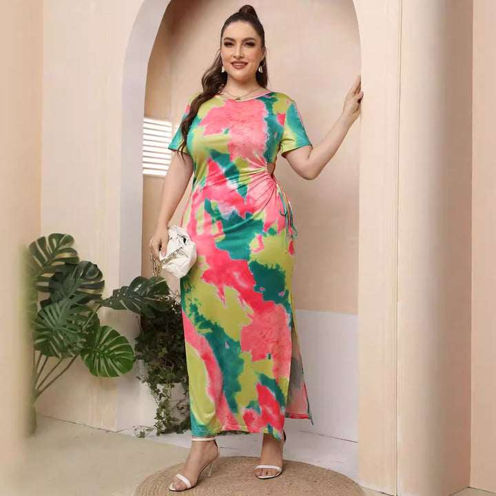 Women's maxi dress with elegant color gradient Mune Fashion