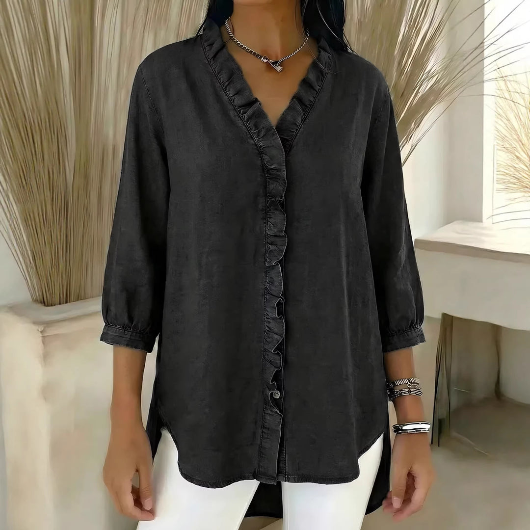 Women Long Sleeve Blouse Mune Fashion