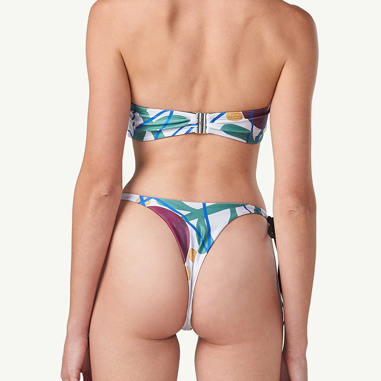Women's bandeau bikini with stylish tie system Mune Fashion