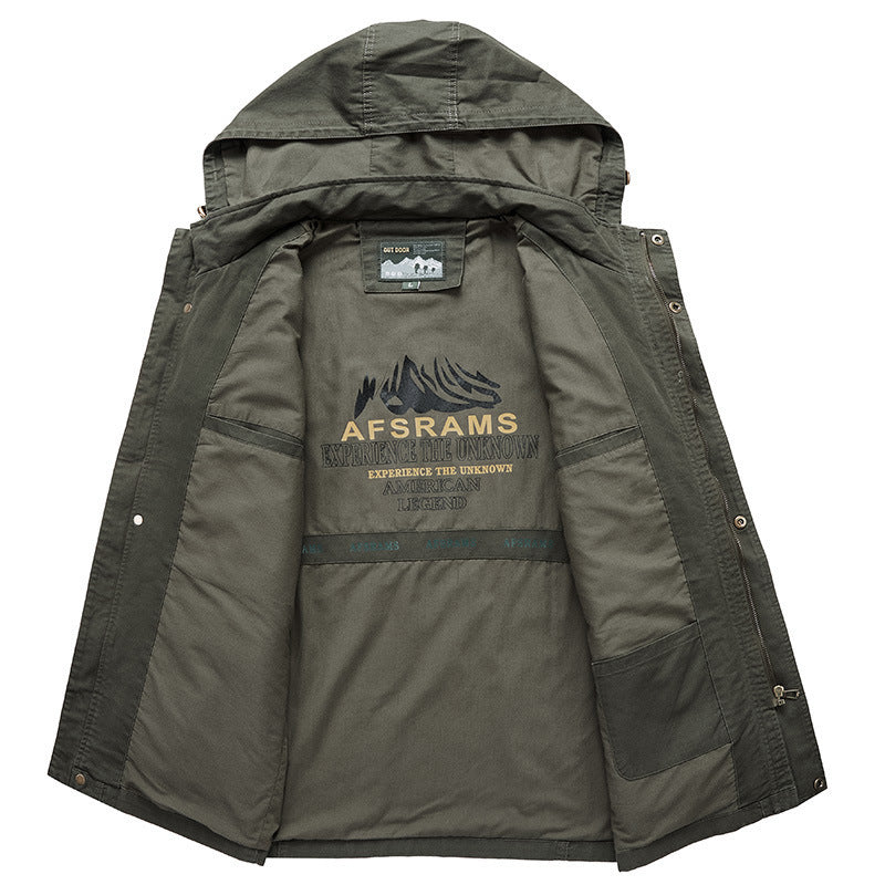 Men's Multifunctional Transition Jacket with Hood Mune Fashion