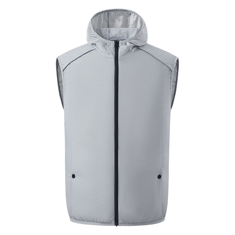 Men's nano lightweight waterproof hooded jacket windproof with reflective details Mune Fashion