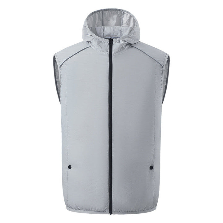 Men's nano lightweight waterproof hooded jacket windproof with reflective details Mune Fashion