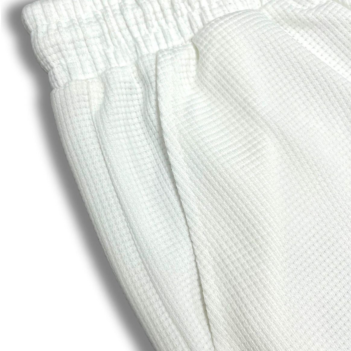 Men's Relaxed Fit Waffle Knit Jogging Pants with Drawstring & Side Pockets Mune Fashion