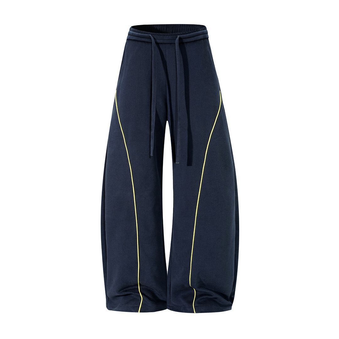Men's Comfortable Sport Jogging Pants with Elastic Waistband and Contrast Stripes Mune Fashion