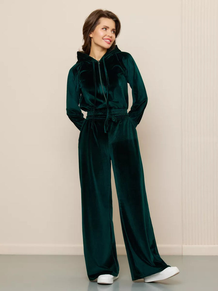 Ladies Sporty Fleece Lounge Set Mune Fashion