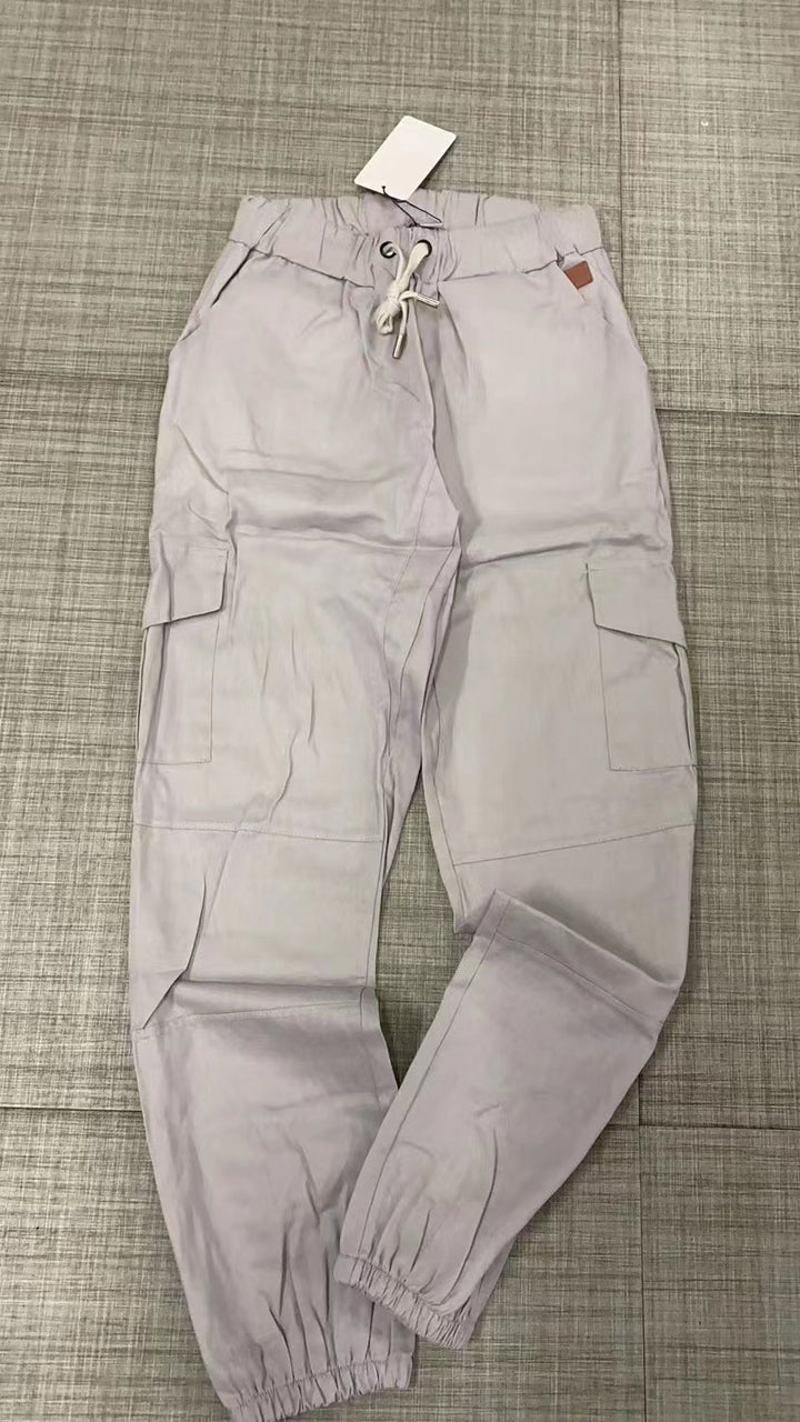 Men's Tactical Cargo Joggers with Drawstring, Elastic Cuffs, and Multiple Pockets Mune Fashion