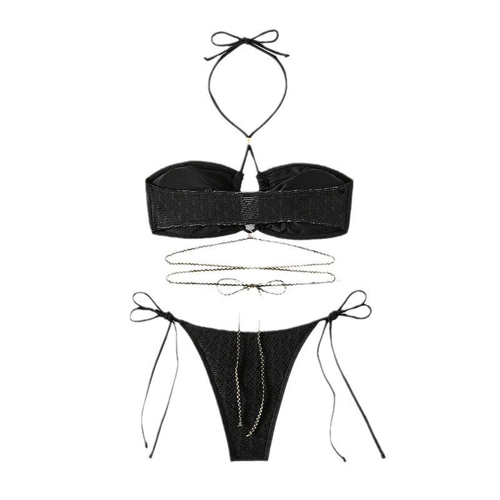 Women's bandeau bikini with sophisticated lacing design Mune Fashion