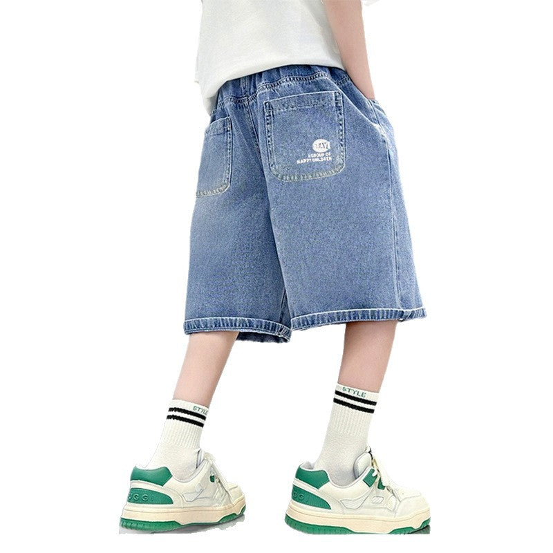 Boys casual denim shorts in modern style Mune Fashion