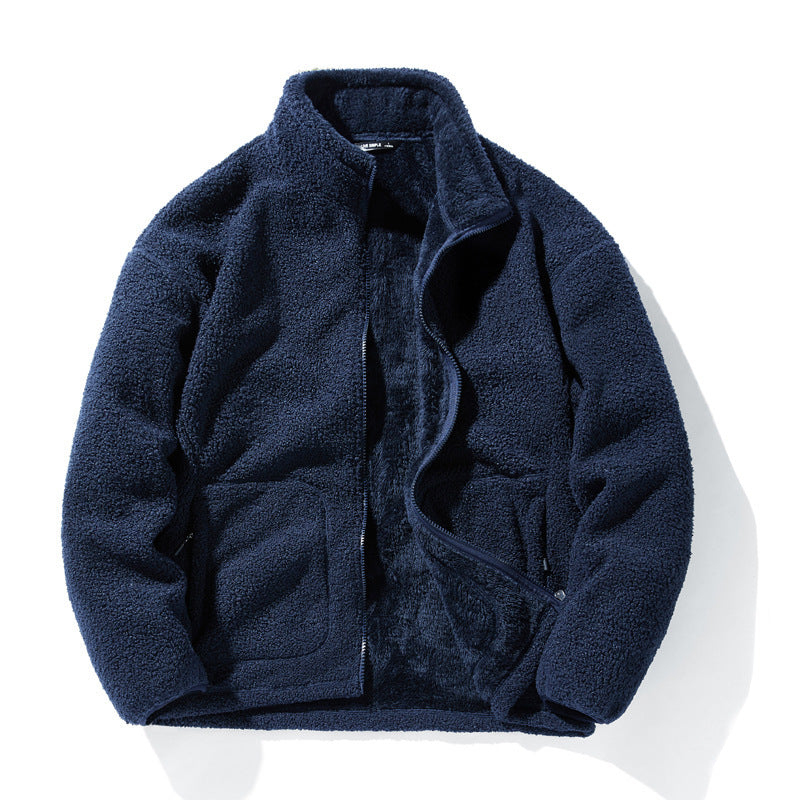 Women's Fleece Jacket with High Collar Mune Fashion