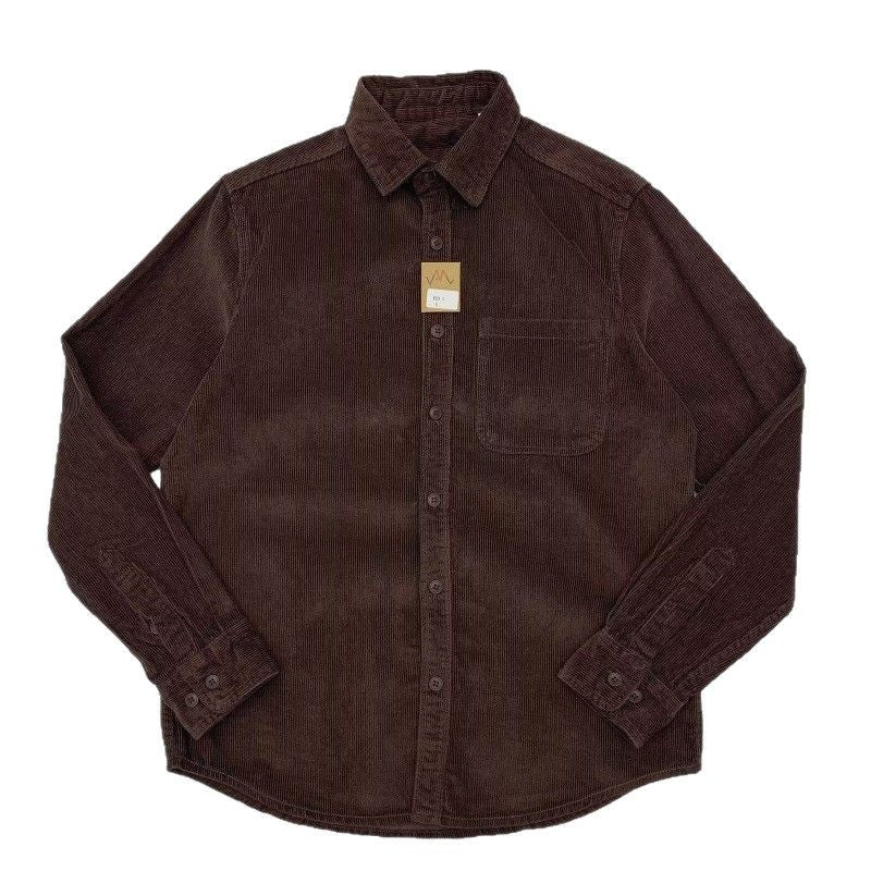 Men's Casual Cord Shirt Jacket Mune Fashion