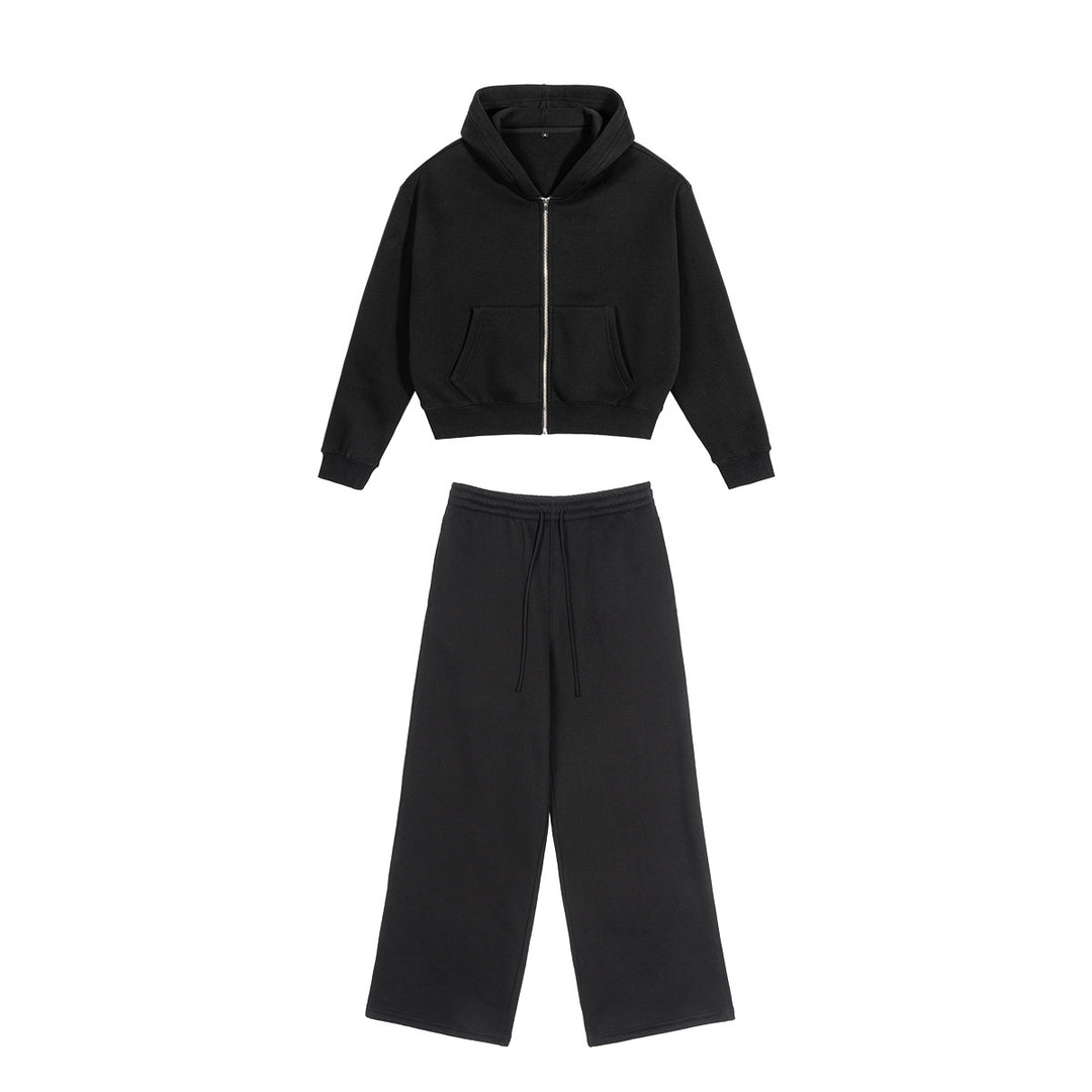 Unisex Hooded Sweat Jacket with Full Zip and Kangaroo Pocket Mune Fashion