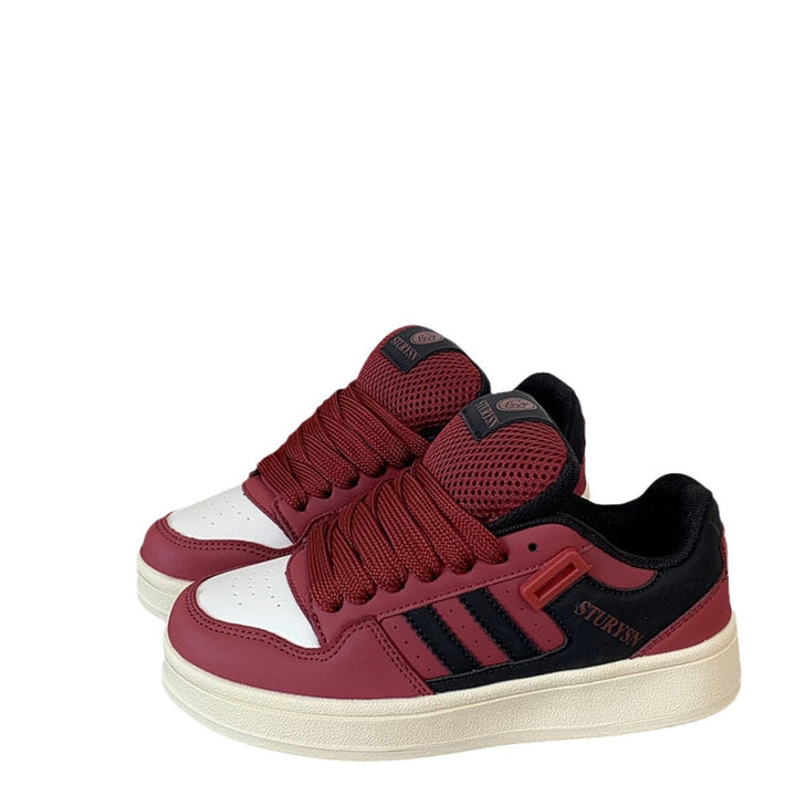 Ladies leisure sneakers with ergonomic lacing and padded insole Mune Fashion