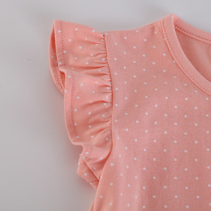 Girl's T-shirt with cute bunny appliqué Mune Fashion