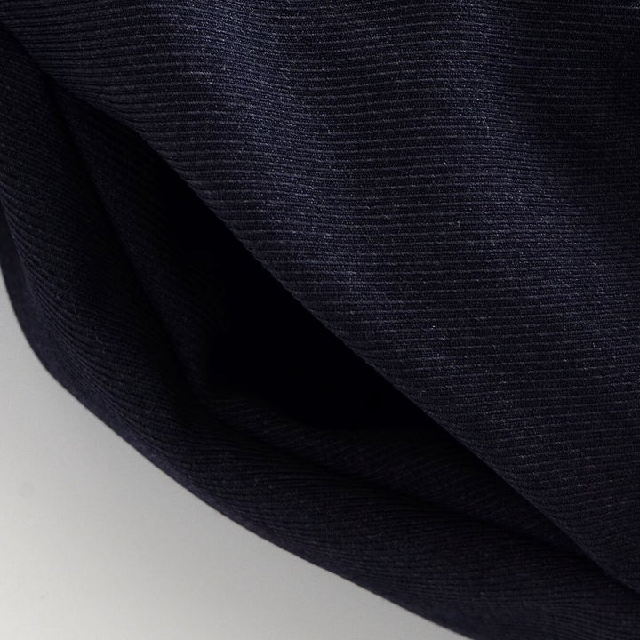 Women Boxy-Cropped Shirt Jacket with concealed placket and elastic hem Mune Fashion