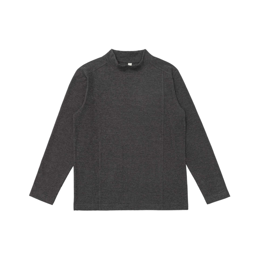 Unisex fine-structured stand-up collar sweater with seams Mune Fashion