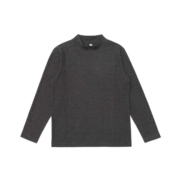 Unisex fine-structured stand-up collar sweater with seams Mune Fashion
