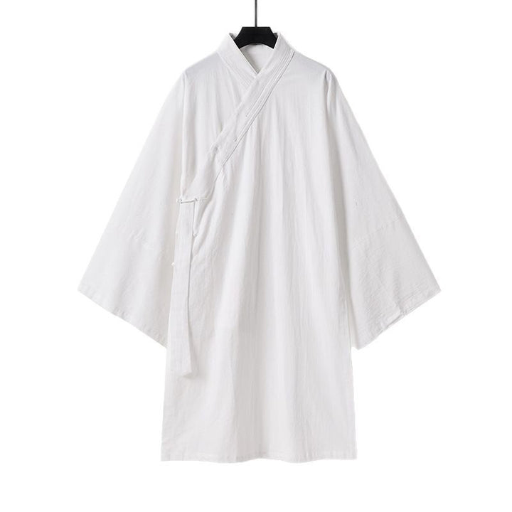Unisex Oversize-Kimono-Coat made of cotton blend with loose fit and tie belt Mune Fashion