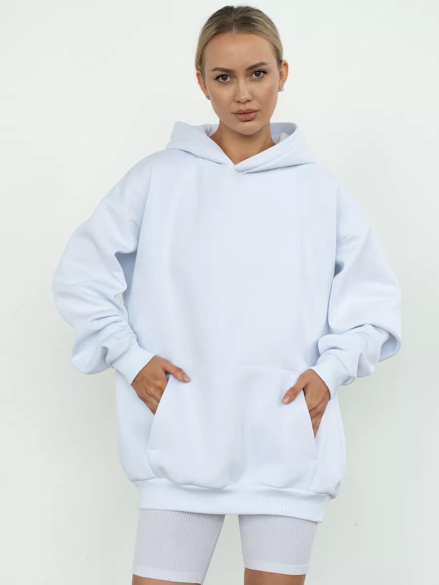 Women's Cozy Oversized Hoodie with Kangaroo Pocket Mune