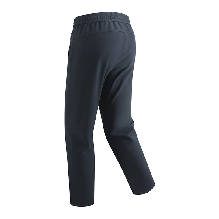 Men's Breathable Performance Jogging Pants with Straight Leg, Elastic Comfort Waistband & Concealed Side Pockets Mune Fashion