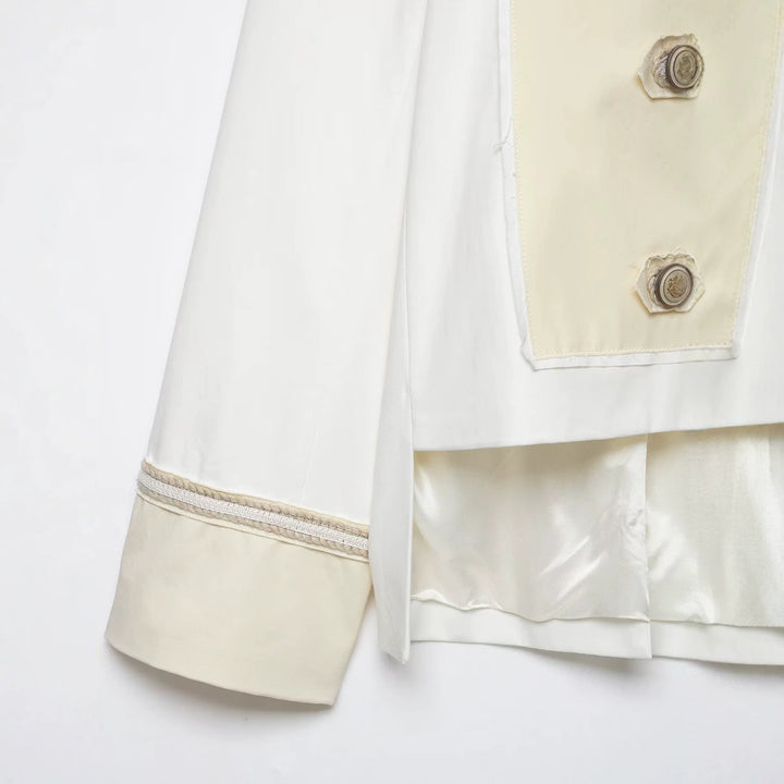 Ladies short jacket in a military-inspired look with cord application Mune Fashion