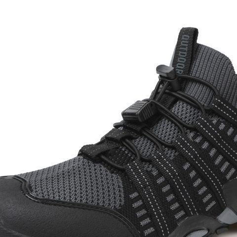 Unisex high-top functional sneakers with protective cap, quick lace closure and profiled rubber sole Mune Fashion