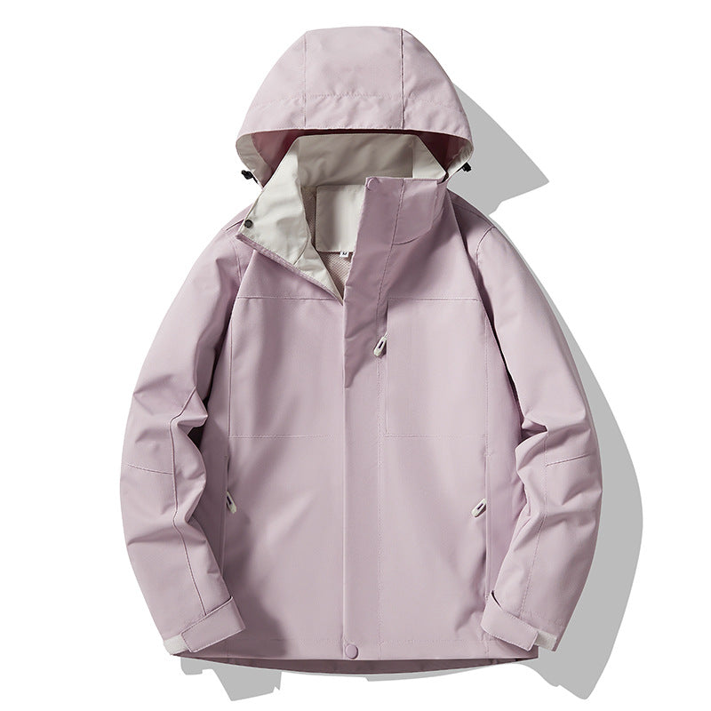 Men's minimalist technical hooded softshell jacket with matte finish and concealed zippers Mune Fashion