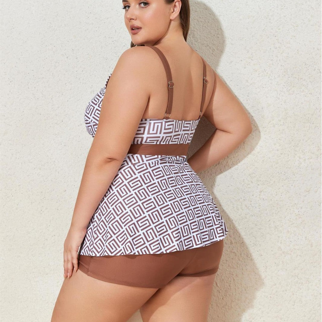 Women's Swim Skirt complementary Tankini Mune Fashion