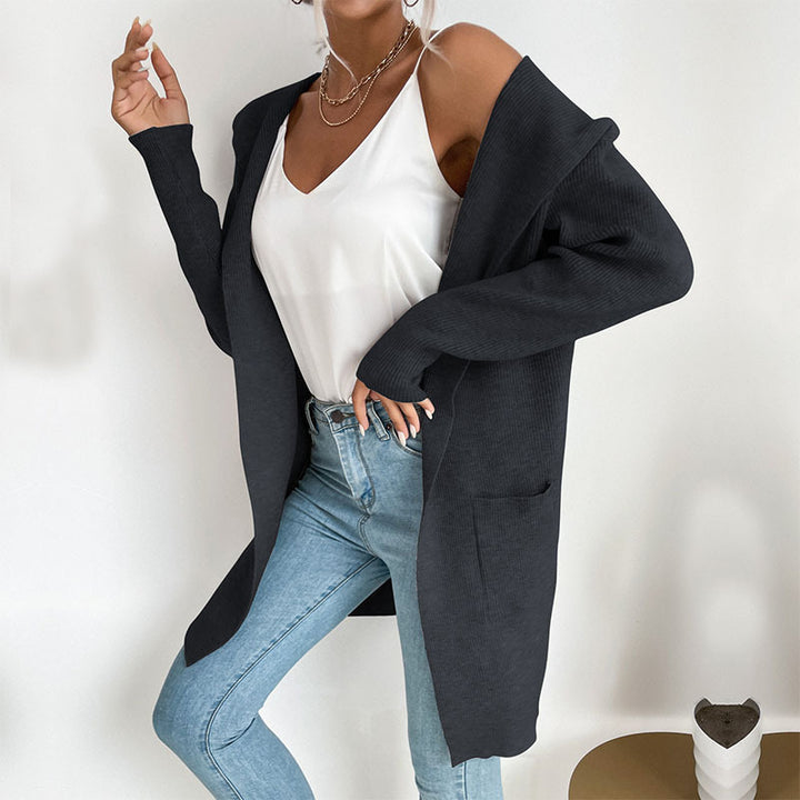 Women Casual Knit Coat Mune Fashion