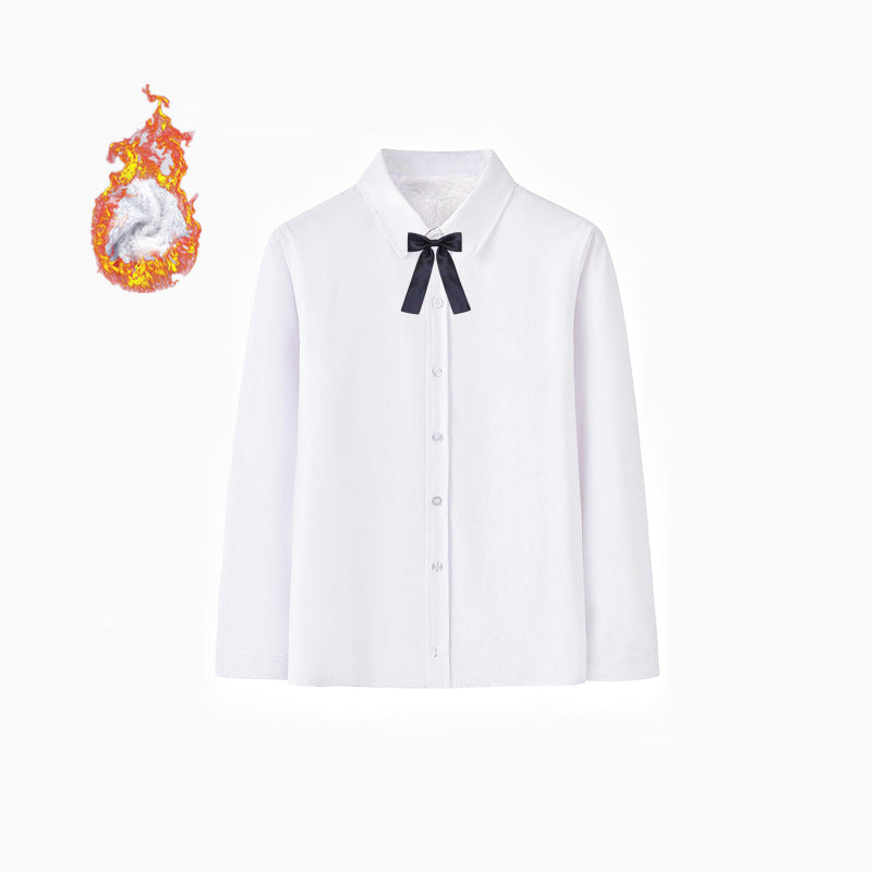 Ladies Elegant Long Sleeve Shirt with Soft Inner Side Mune Fashion