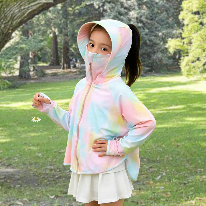 Children's sun protection jacket with hood and breathable fabric Mune Fashion