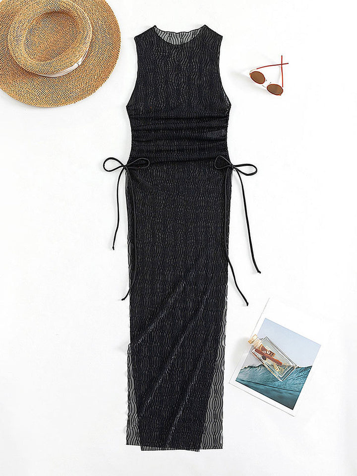 Women's Casual Maxi Dress with Ruffle Details Mune Fashion