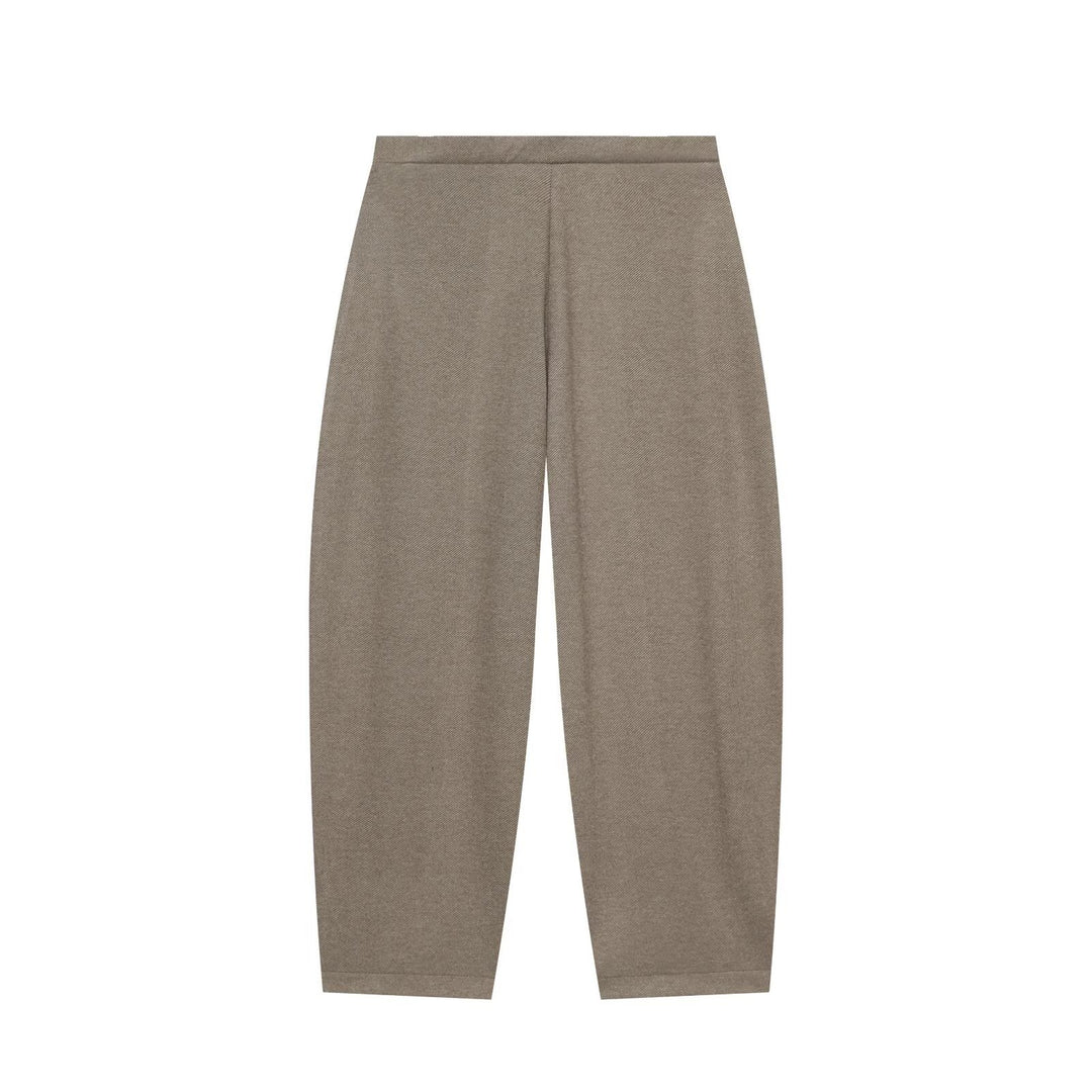 Women's high-waisted, tapered lounge pants with concealed waistband Mune Fashion
