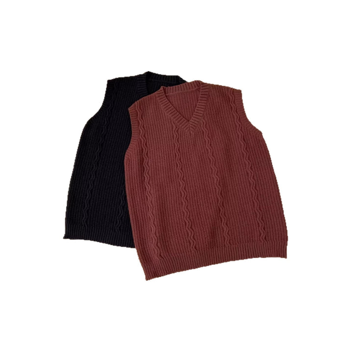 Women's Sleeveless Knitted Sweater Mune Fashion