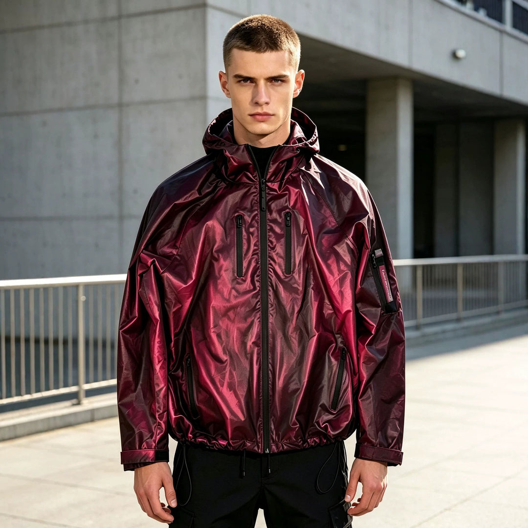 Men's Fashion Long Sleeve Jacket with Hood