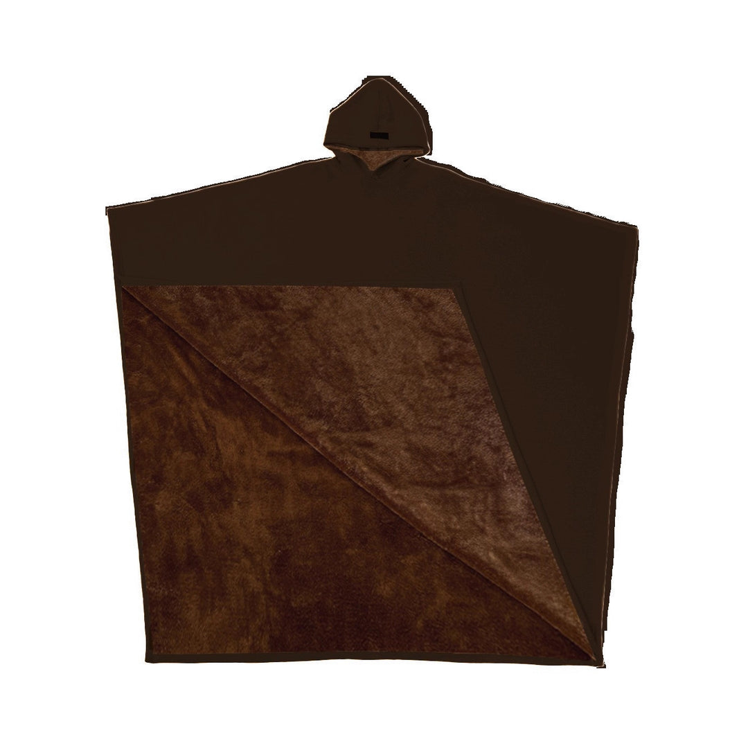 Unisex hooded poncho blanket with soft lining and generous oversized fit Mune Fashion