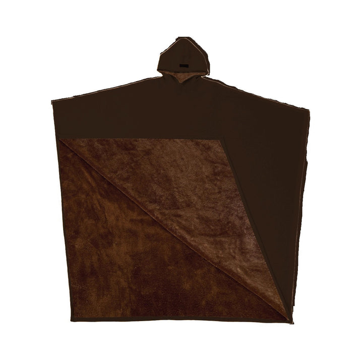 Unisex hooded poncho blanket with soft lining and generous oversized fit Mune Fashion