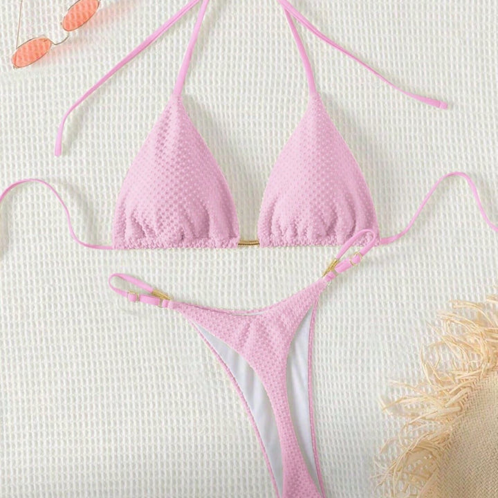 Women's triangle bikini with innovative structural design Mune Fashion