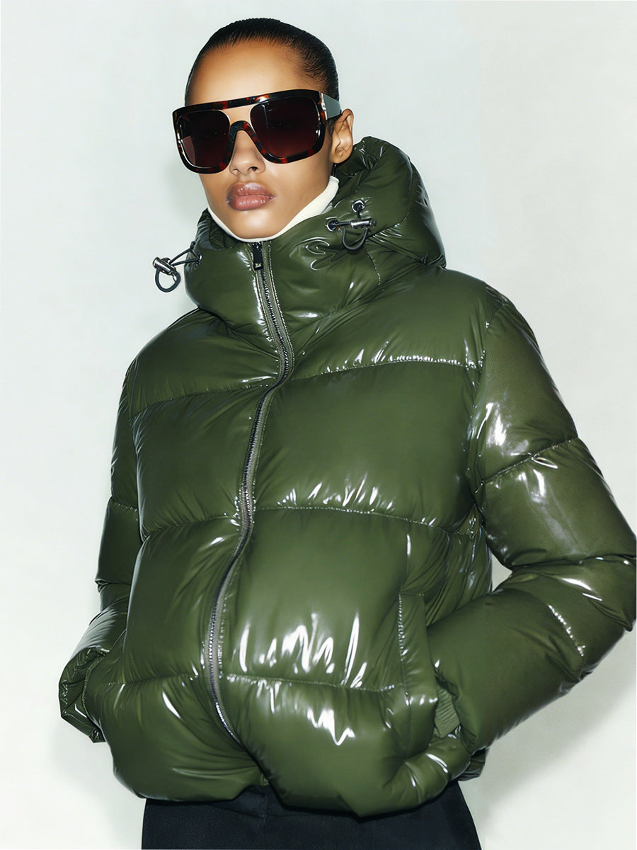 Women Stylish Down Jacket with Hood